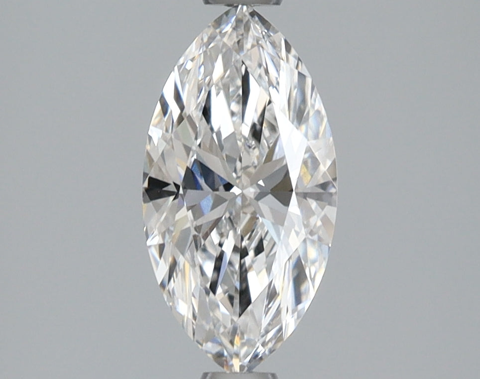 1.08 Carat Marquise Shaped, Ideal Cut, D Color, VVS2 Clarity, IGI Certified Lab Grown Diamond