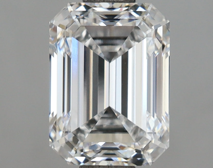2.06 Carat Emerald Shaped, Ideal Cut, D Color, VVS1 Clarity, IGI Certified Lab Grown Diamond