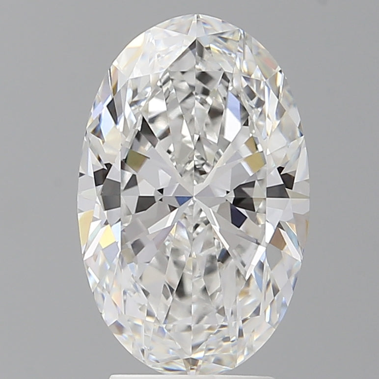 3.60 Carat Oval Shaped, Excellent Cut, E Color, VVS2 Clarity, IGI Certified Lab Grown Diamond