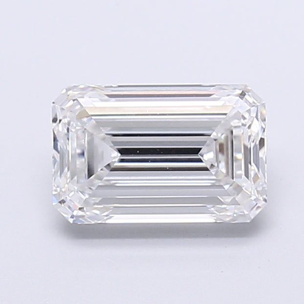 2.50 Carat Emerald Shaped, Very Good Cut, E Color, VVS1 Clarity, IGI Certified Lab Grown Diamond