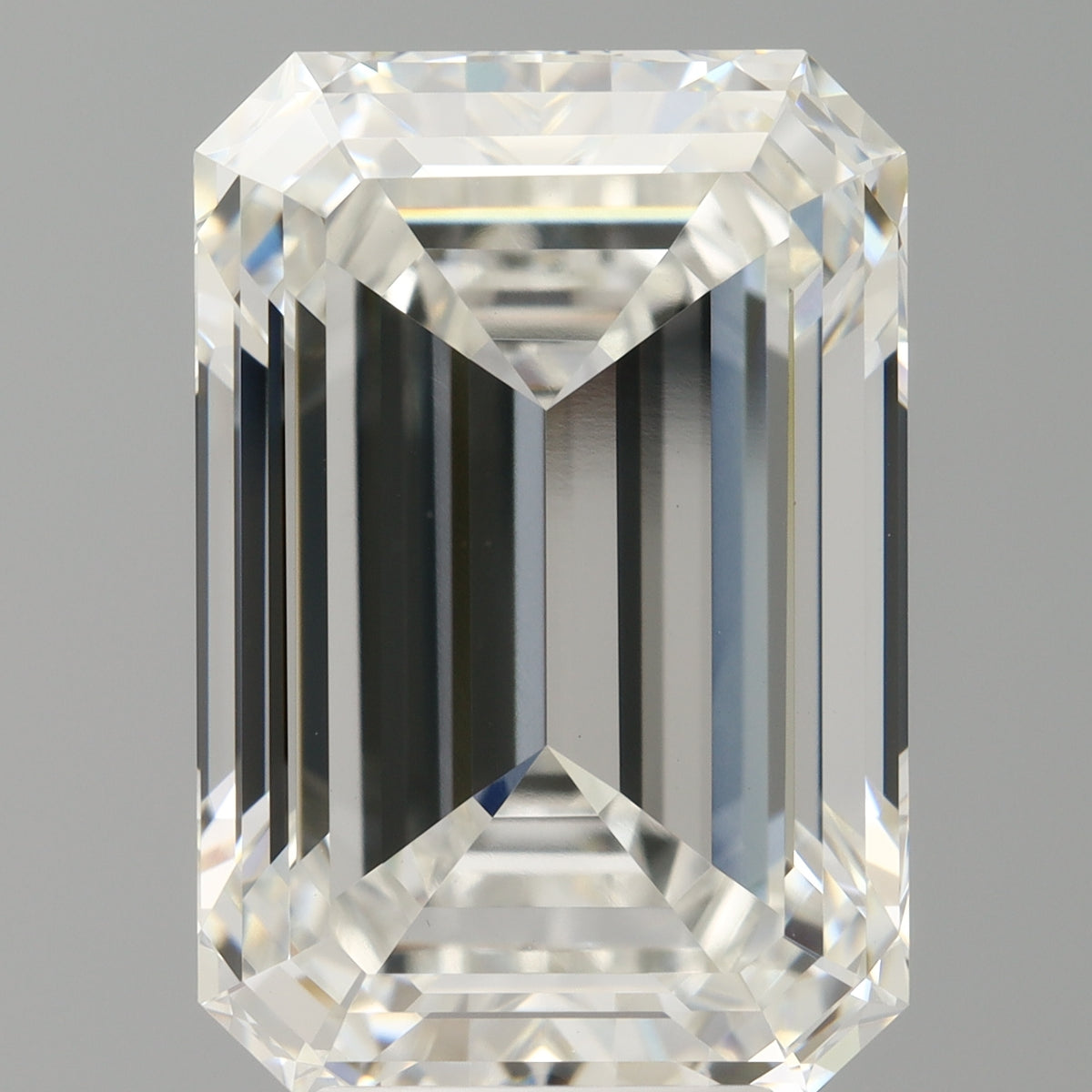 7.05 Carat Emerald Shaped, Ideal Cut, F Color, VVS2 Clarity, IGI Certified Lab Grown Diamond
