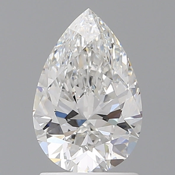 1.54 Carat Pear Shaped, Ideal Cut, F Color, VVS2 Clarity, IGI Certified Lab Grown Diamond