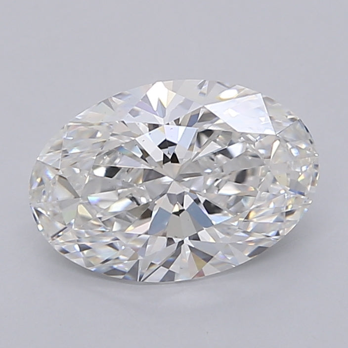 2.05 Carat Oval Shaped, Ideal Cut, E Color, VS2 Clarity, IGI Certified Lab Grown Diamond