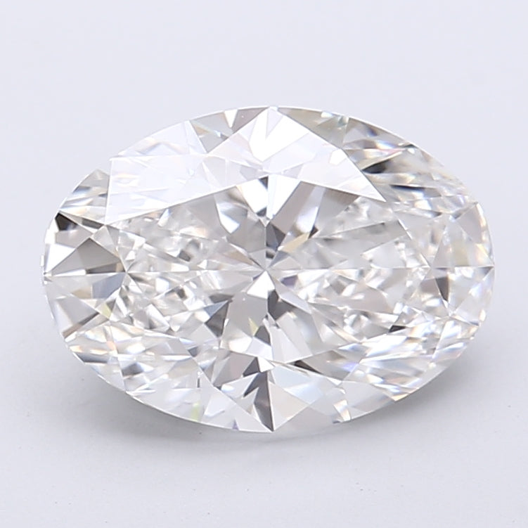 3.01 Carat Oval Shaped, Very Good Cut, F Color, VVS2 Clarity, IGI Certified Lab Grown Diamond