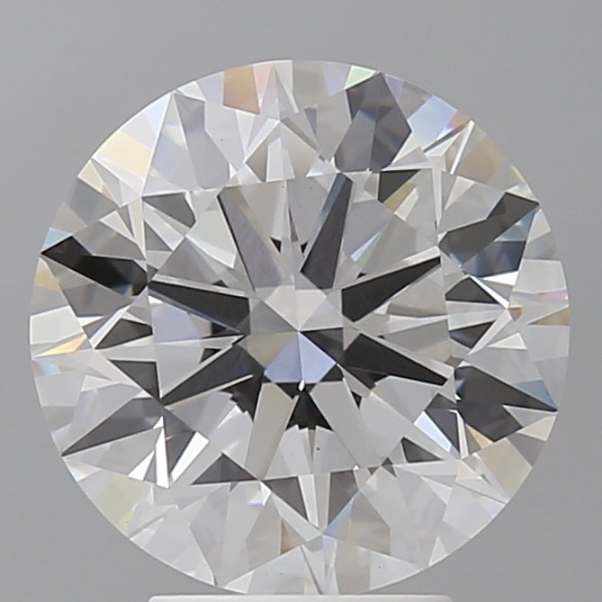 4.53 Carat Round Shaped, Ideal Cut, E Color, VVS2 Clarity, IGI Certified Lab Grown Diamond