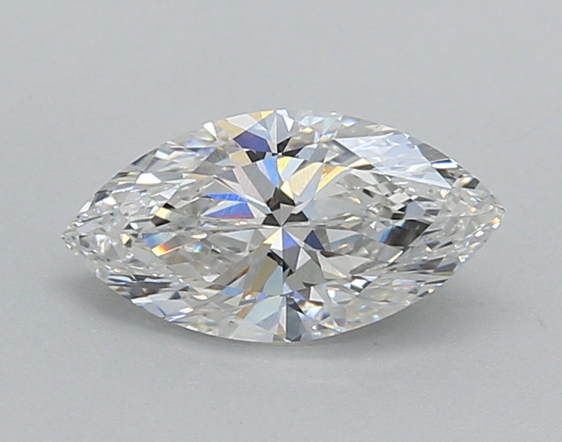1.00 Carat Marquise Shaped, Very Good Cut, E Color, VVS2 Clarity, IGI Certified Lab Grown Diamond