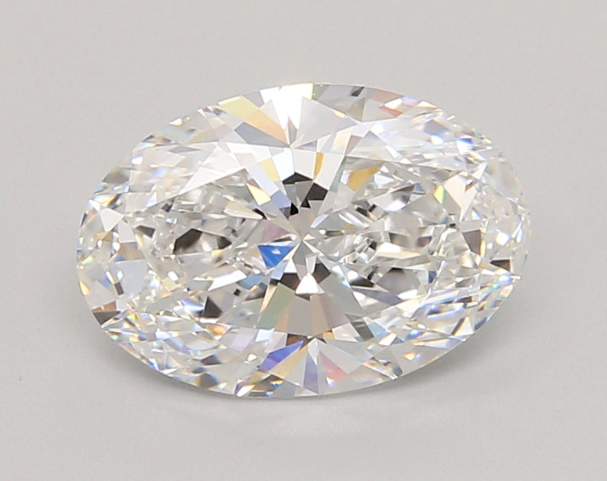 2.55 Carat Oval Shaped, Ideal Cut, E Color, VVS1 Clarity, IGI Certified Lab Grown Diamond