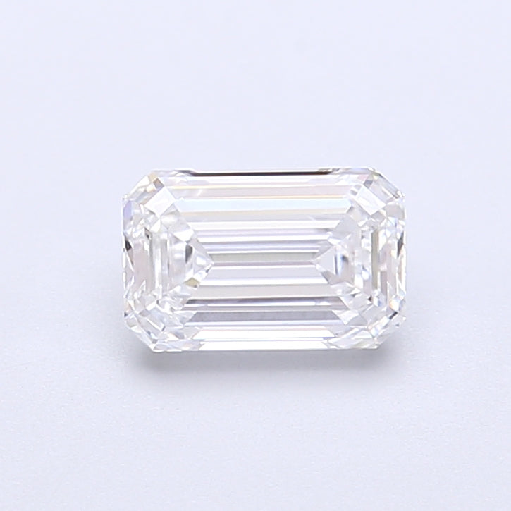 0.94 Carat Emerald Shaped, Very Good Cut, D Color, IF Clarity, IGI Certified Lab Grown Diamond