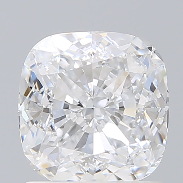 1.58 Carat Cushion Shaped, Ideal Cut, D Color, VS2 Clarity, IGI Certified Lab Grown Diamond
