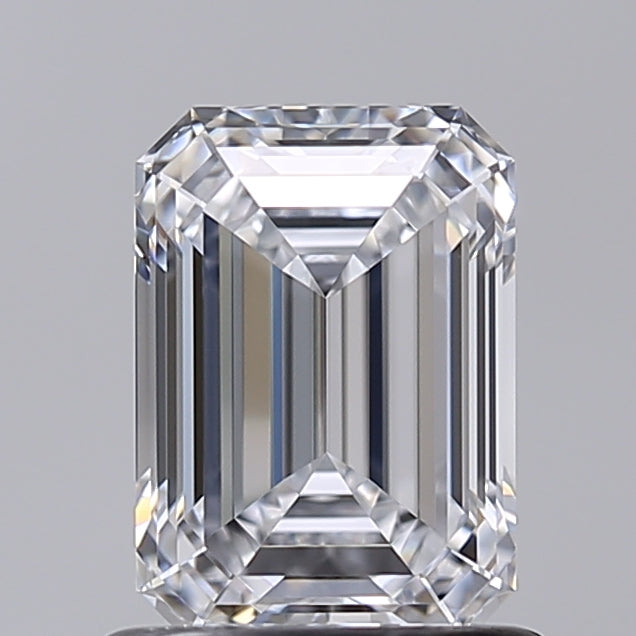1.02 Carat Emerald Shaped, Excellent Cut, D Color, IF Clarity, IGI Certified Lab Grown Diamond