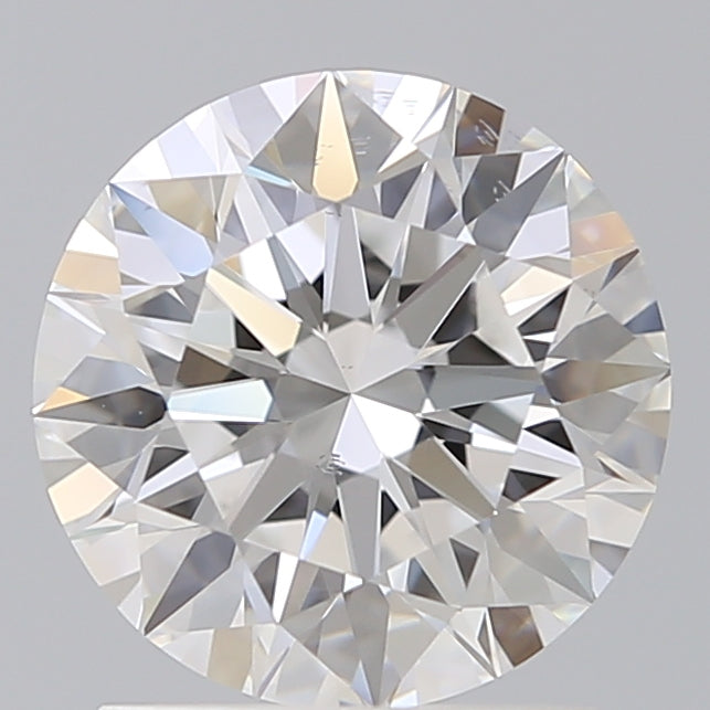 1.73 Carat Round Shaped, Ideal Cut, E Color, VS2 Clarity, IGI Certified Lab Grown Diamond