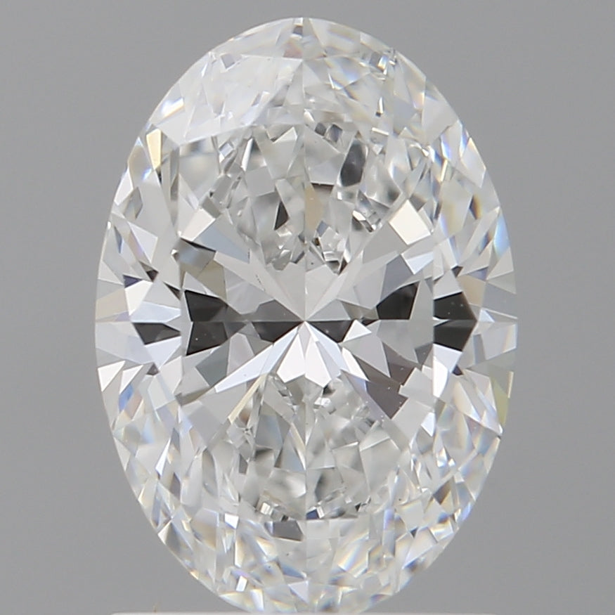 1.50 Carat Oval Shaped, Ideal Cut, E Color, VS1 Clarity, IGI Certified Lab Grown Diamond