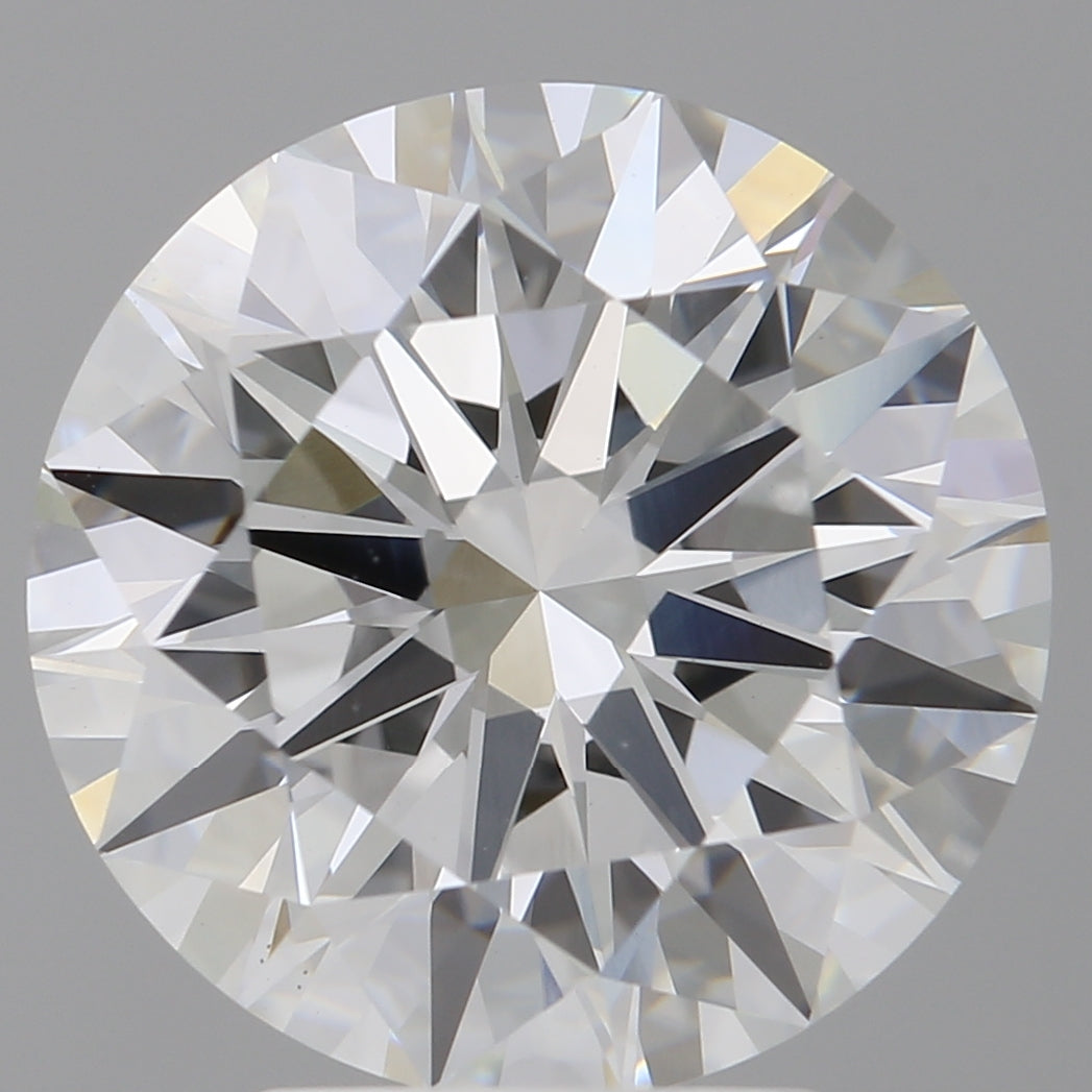 4.53 Carat Round Shaped, Ideal Cut, F Color, VS1 Clarity, IGI Certified Lab Grown Diamond
