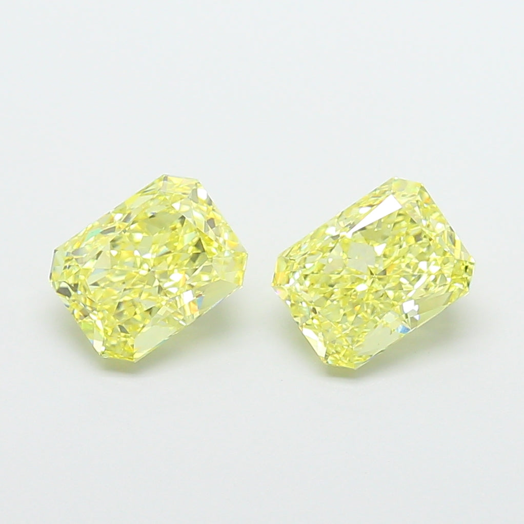 1.54 Carat Radiant Shaped, Excellent Cut, VS1 Clarity, IGI Certified Lab Grown Diamond