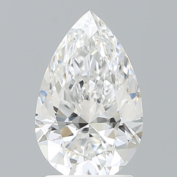 2.14 Carat Pear Shaped, Ideal Cut, D Color, VVS2 Clarity, IGI Certified Lab Grown Diamond