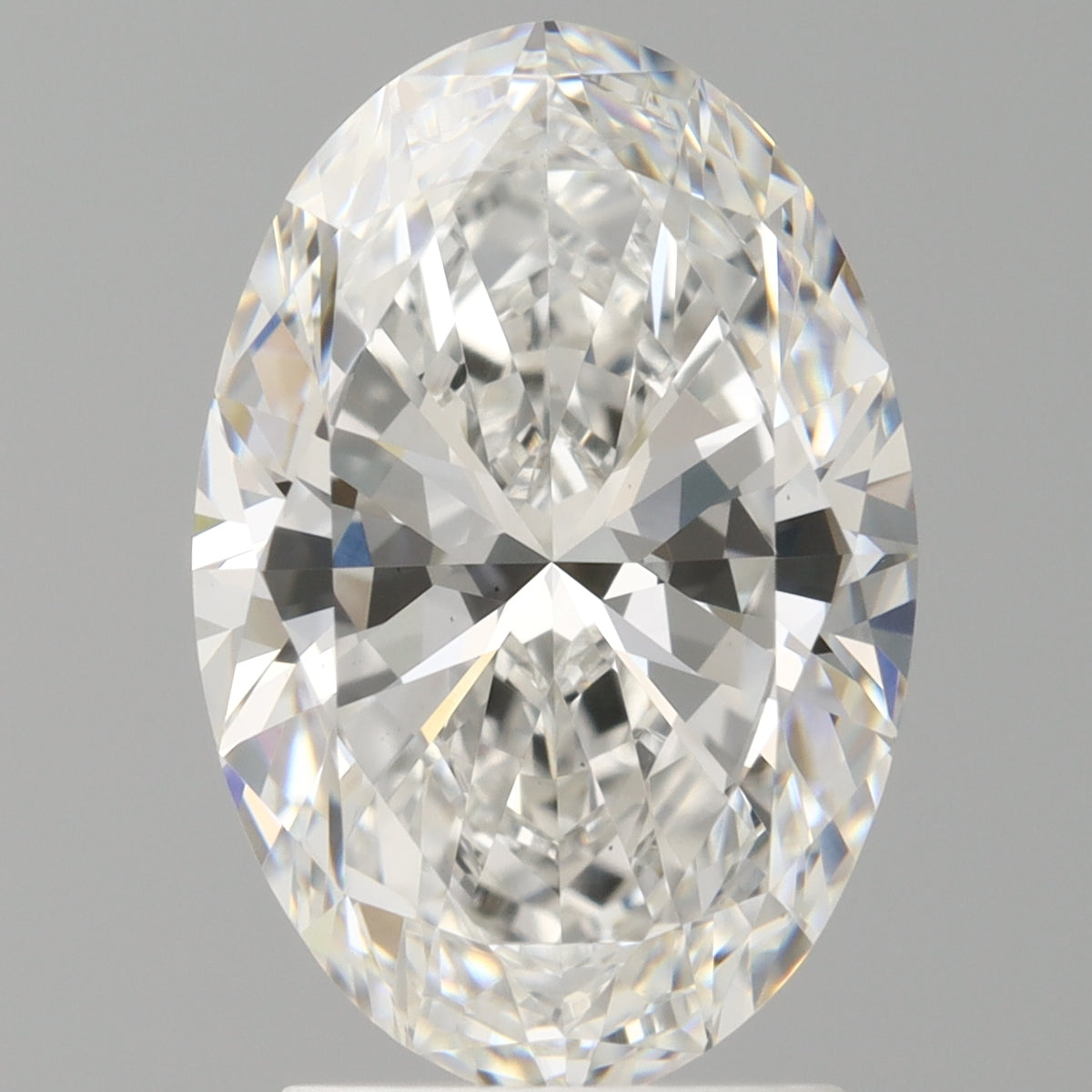 2.54 Carat Oval Shaped, Ideal Cut, F Color, VVS2 Clarity, IGI Certified Lab Grown Diamond