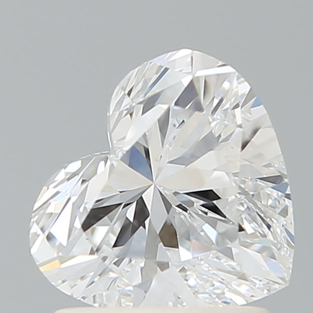 1.53 Carat Heart Shaped, Excellent Cut, D Color, VS1 Clarity, IGI Certified Lab Grown Diamond