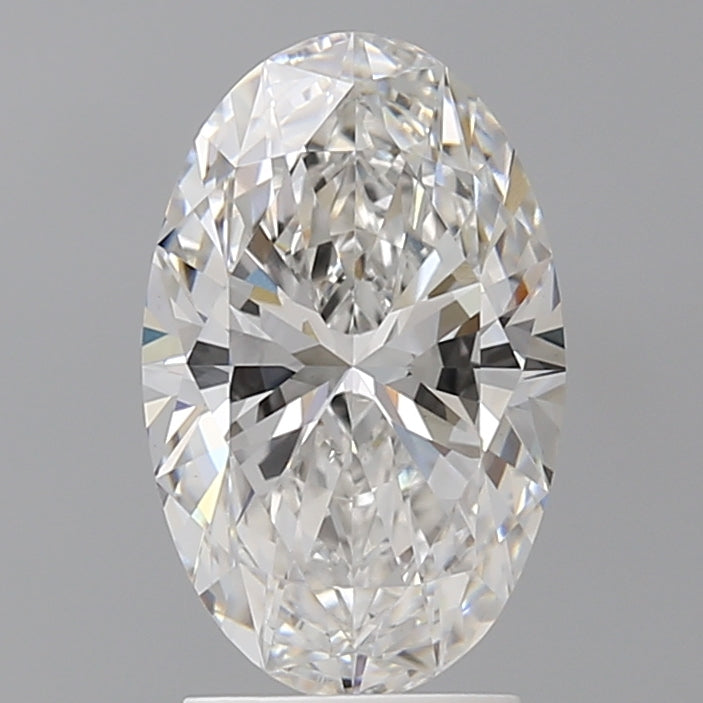 2.59 Carat Oval Shaped, Ideal Cut, E Color, VVS2 Clarity, IGI Certified Lab Grown Diamond