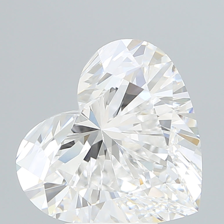 5.46 Carat Heart Shaped, Ideal Cut, E Color, VS1 Clarity, IGI Certified Lab Grown Diamond