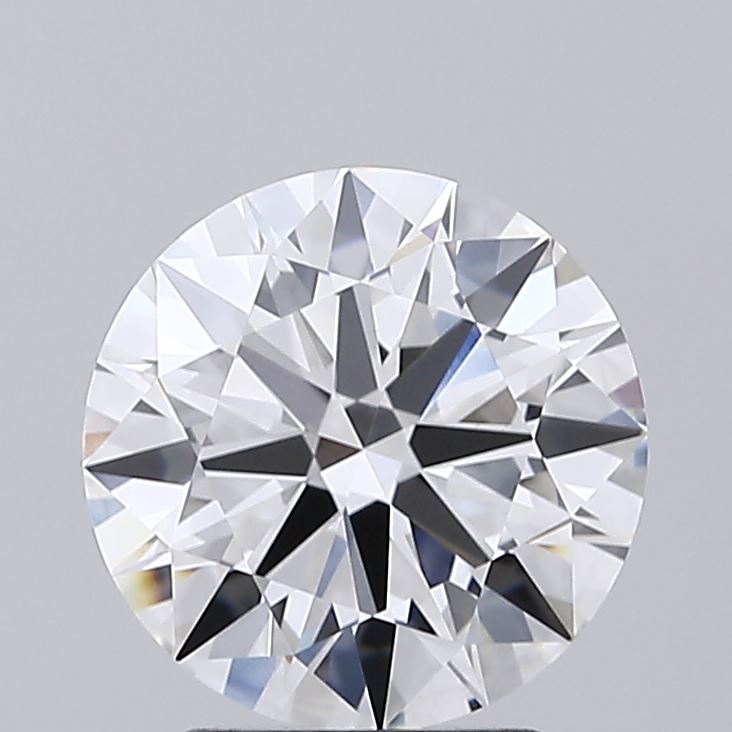 2.40 Carat Round Shaped, Ideal Cut, E Color, VVS2 Clarity, IGI Certified Lab Grown Diamond