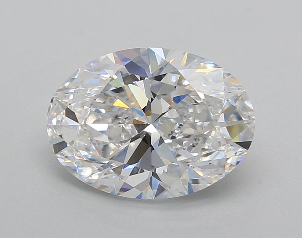 2.57 Carat Oval Shaped, Excellent Cut, E Color, VS1 Clarity, IGI Certified Lab Grown Diamond
