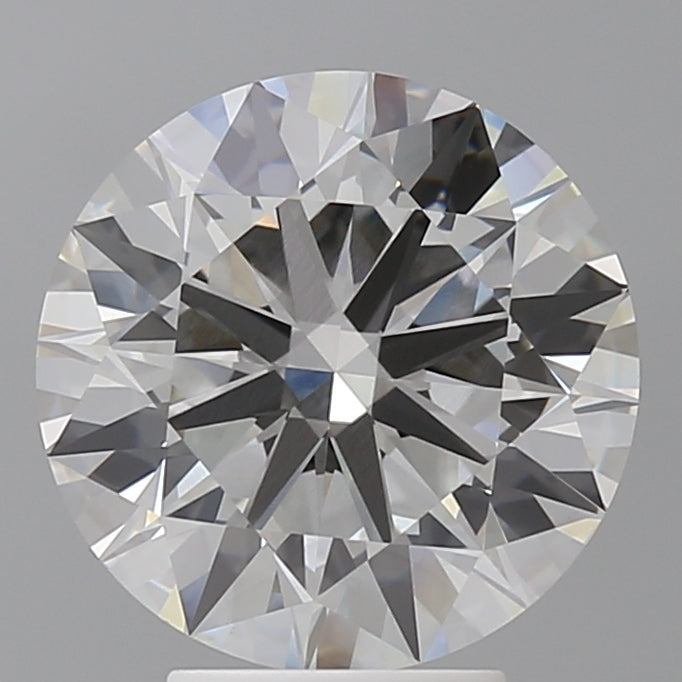 4.53 Carat Round Shaped, Ideal Cut, F Color, VVS2 Clarity, IGI Certified Lab Grown Diamond