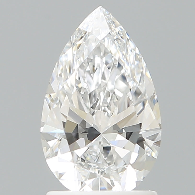 1.52 Carat Pear Shaped, Ideal Cut, D Color, VVS2 Clarity, IGI Certified Lab Grown Diamond