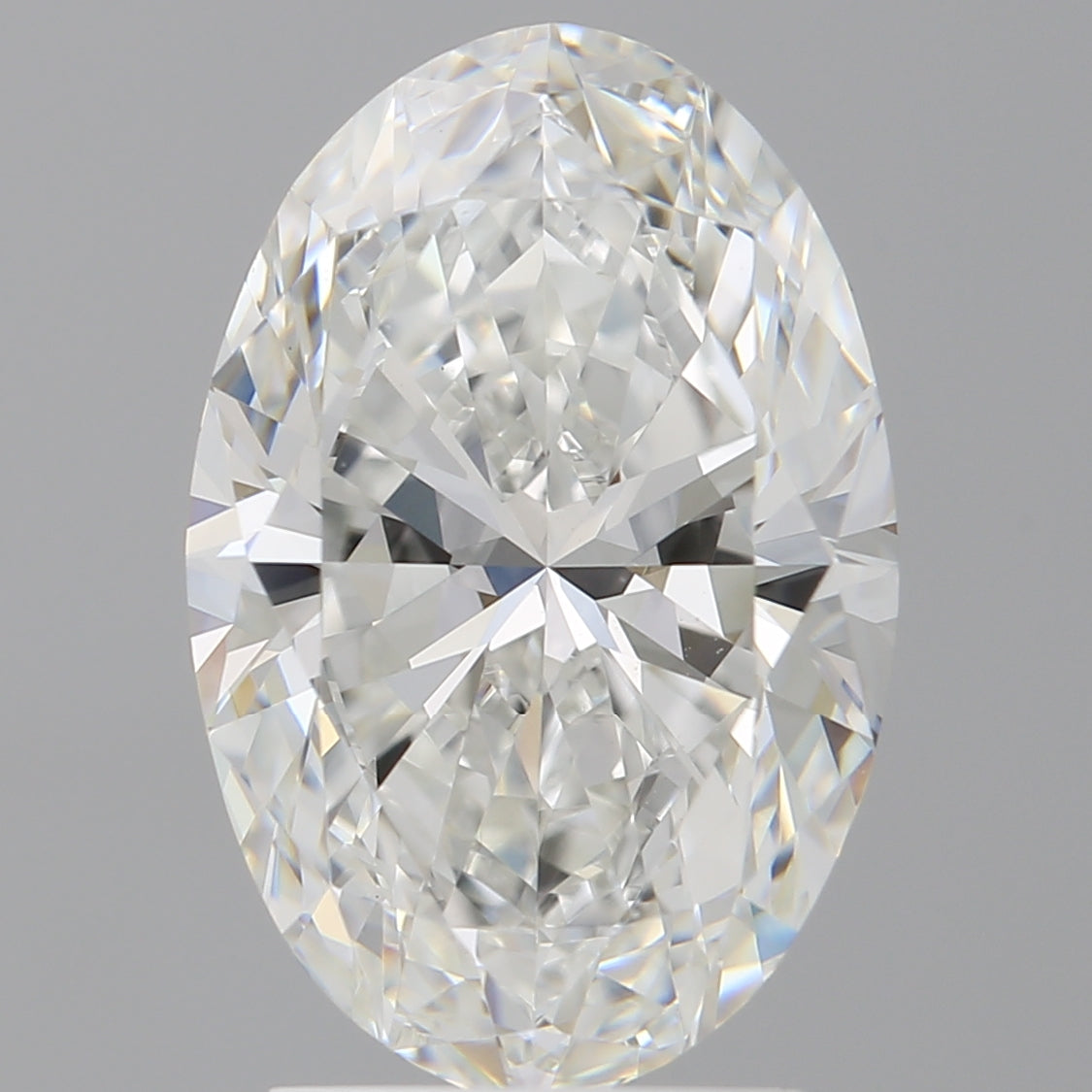 3.08 Carat Oval Shaped, Ideal Cut, F Color, VVS2 Clarity, IGI Certified Lab Grown Diamond