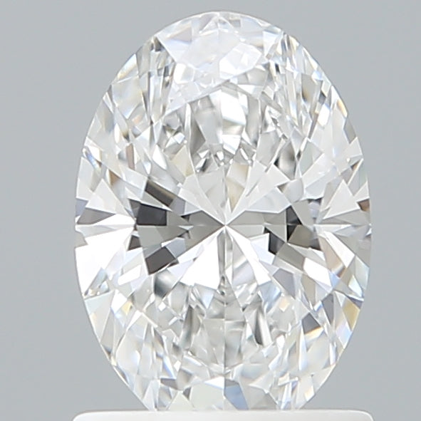 1.10 Carat Oval Shaped, Ideal Cut, D Color, VVS1 Clarity, IGI Certified Lab Grown Diamond