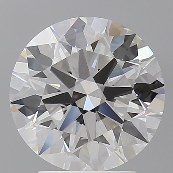 3.09 Carat Round Shaped, Ideal Cut, F Color, VVS2 Clarity, IGI Certified Lab Grown Diamond