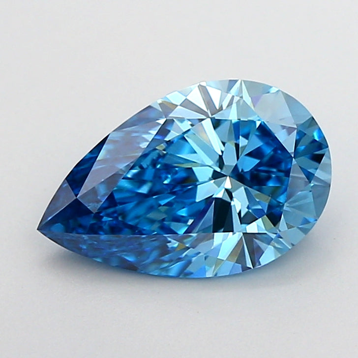 1.54 Carat Pear Shaped, Ideal Cut, VS1 Clarity, IGI Certified Lab Grown Diamond