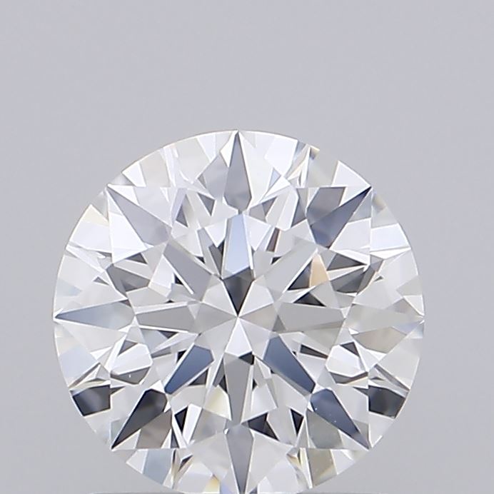 1.04 Carat Round Shaped, Ideal Cut, D Color, VVS2 Clarity, IGI Certified Lab Grown Diamond