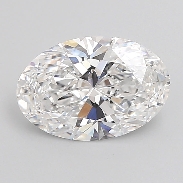 3.09 Carat Oval Shaped, Very Good Cut, D Color, VVS2 Clarity, IGI Certified Lab Grown Diamond