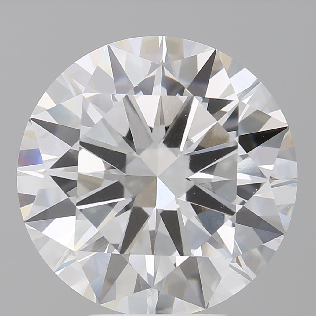 6.04 Carat Round Shaped, Excellent Cut, E Color, VVS2 Clarity, IGI Certified Lab Grown Diamond