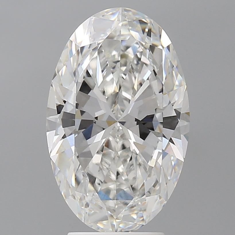 4.02 Carat Oval Shaped, Ideal Cut, E Color, VVS2 Clarity, IGI Certified Lab Grown Diamond