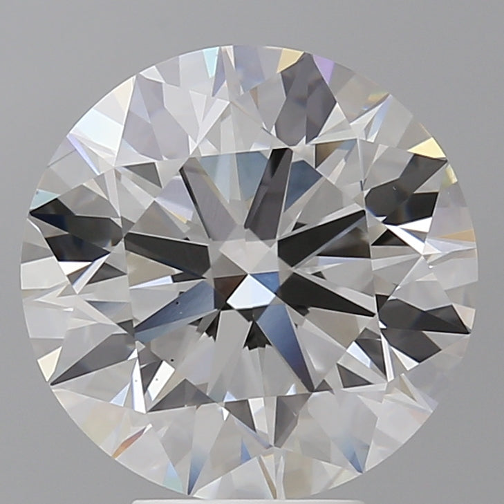 6.10 Carat Round Shaped, Ideal Cut, F Color, VS1 Clarity, IGI Certified Lab Grown Diamond