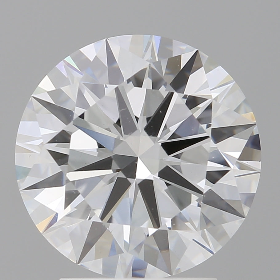 3.01 Carat Round Shaped, Excellent Cut, E Color, VVS2 Clarity, IGI Certified Lab Grown Diamond