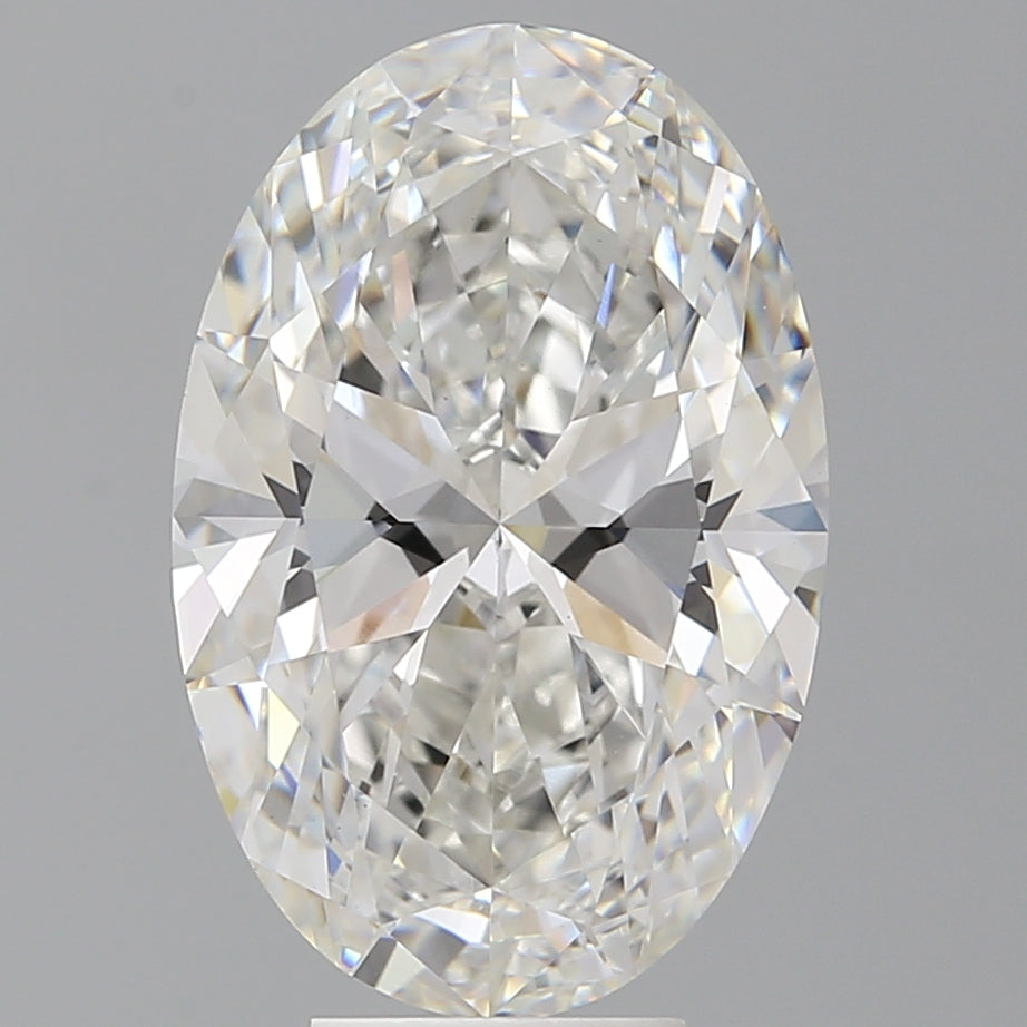 6.59 Carat Oval Shaped, Ideal Cut, F Color, VVS2 Clarity, IGI Certified Lab Grown Diamond