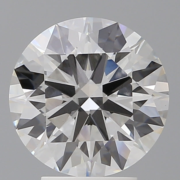 3.59 Carat Round Shaped, Ideal Cut, F Color, VVS2 Clarity, IGI Certified Lab Grown Diamond