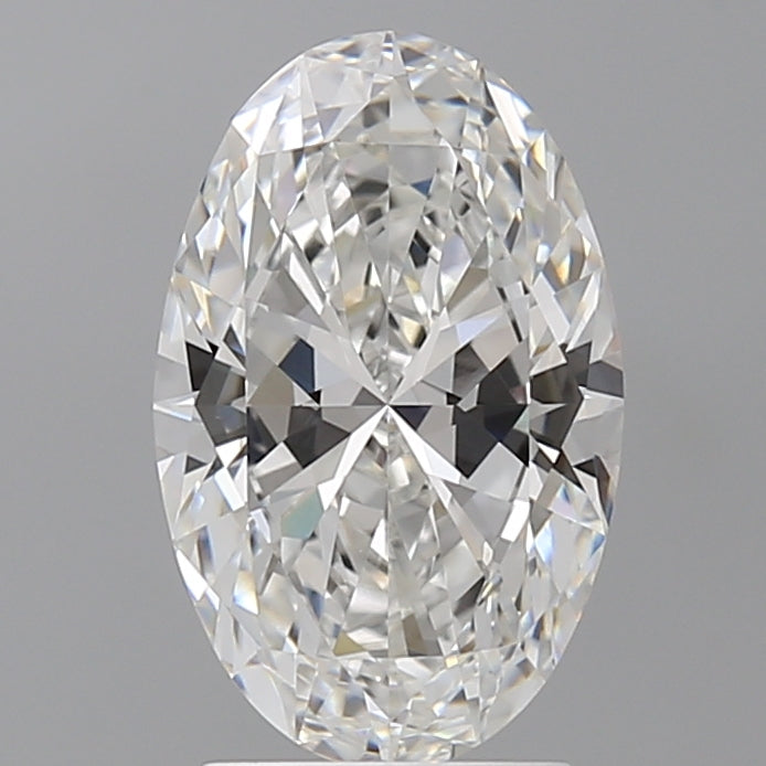 2.57 Carat Oval Shaped, Ideal Cut, E Color, VVS2 Clarity, IGI Certified Lab Grown Diamond
