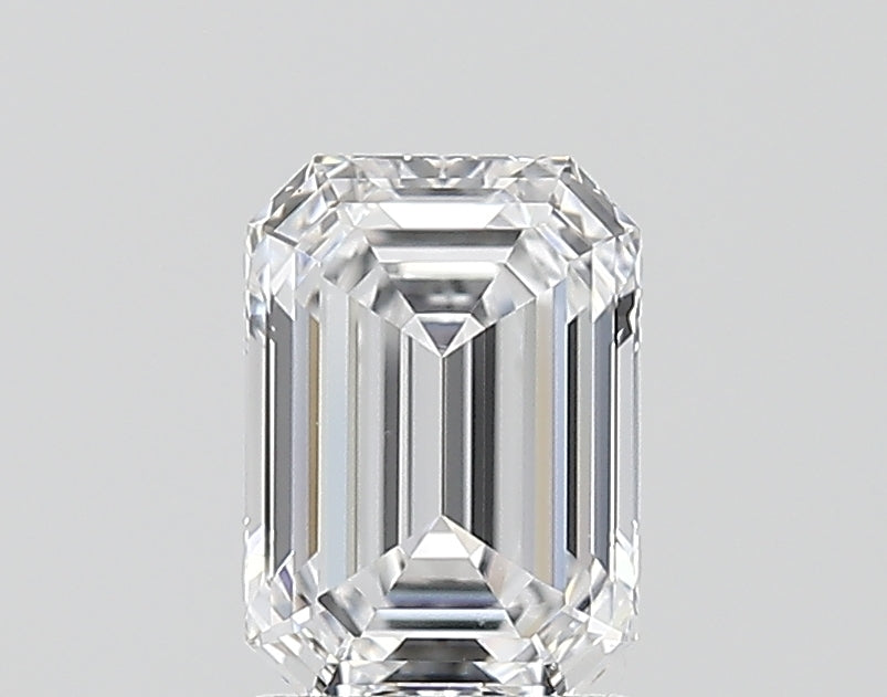 1.53 Carat Emerald Shaped, Ideal Cut, D Color, VVS2 Clarity, IGI Certified Lab Grown Diamond