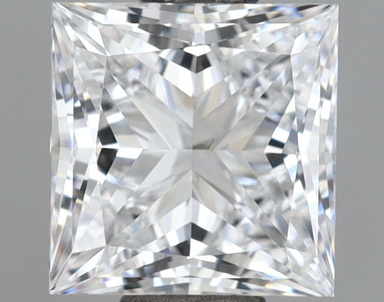 1.04 Carat Princess Shaped, Ideal Cut, D Color, VVS1 Clarity, IGI Certified Lab Grown Diamond