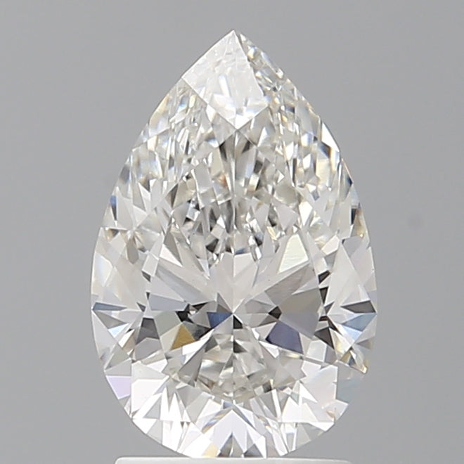 2.08 Carat Pear Shaped, Ideal Cut, F Color, VVS2 Clarity, IGI Certified Lab Grown Diamond