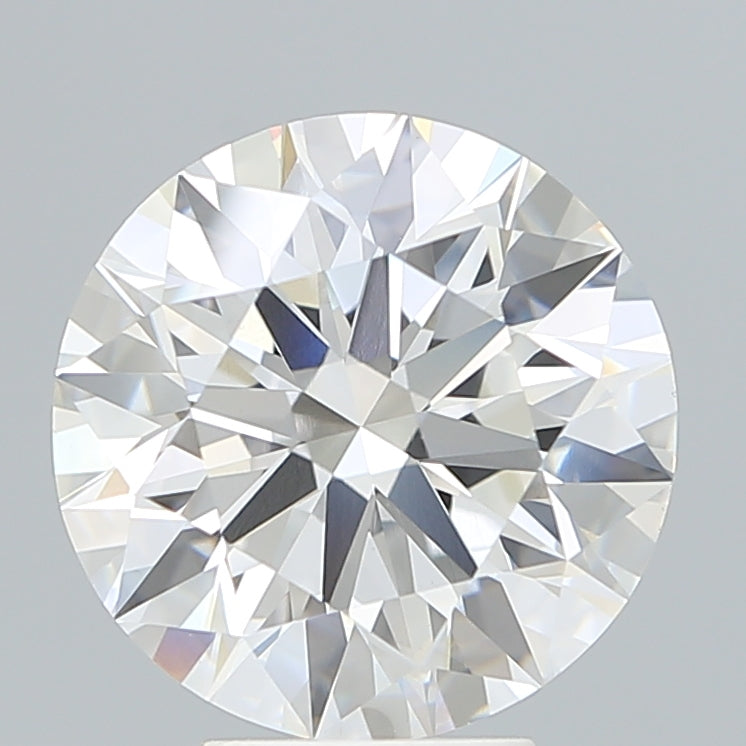 5.32 Carat Round Shaped, Ideal Cut, F Color, VVS2 Clarity, IGI Certified Lab Grown Diamond