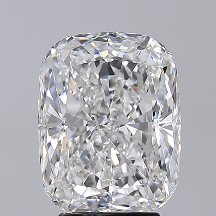 4.02 Carat Elongated Cushion Shaped, Very Good Cut, F Color, VVS2 Clarity, IGI Certified Lab Grown Diamond
