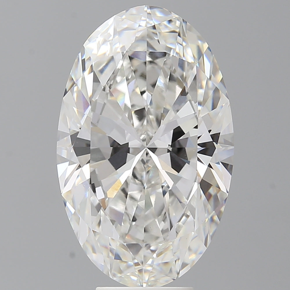 7.60 Carat Oval Shaped, Ideal Cut, F Color, VVS2 Clarity, IGI Certified Lab Grown Diamond
