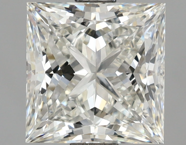 2.51 Carat Princess Shaped, Ideal Cut, G Color, VS1 Clarity, IGI Certified Lab Grown Diamond