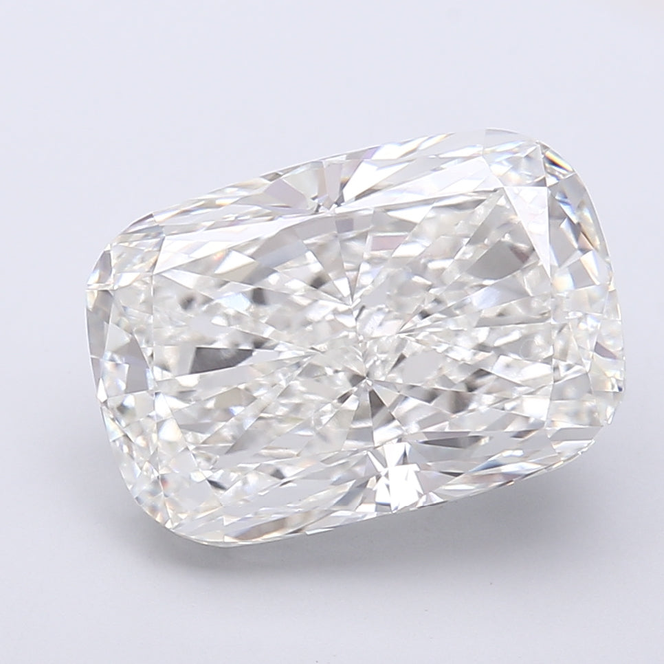 7.30 Carat Cushion Shaped, Very Good Cut, F Color, VVS2 Clarity, IGI Certified Lab Grown Diamond