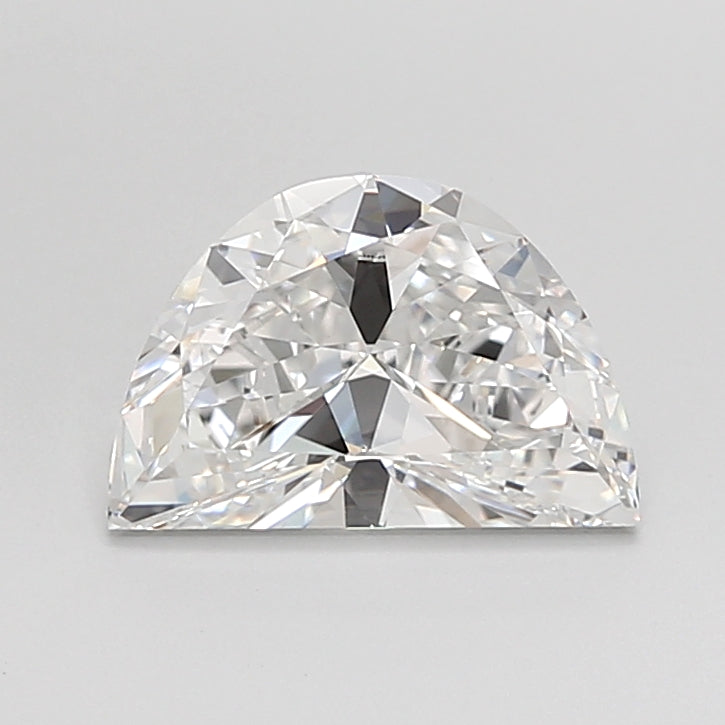 2.06 Carat Half Moon Shaped, Very Good Cut, D Color, VVS2 Clarity, IGI Certified Lab Grown Diamond