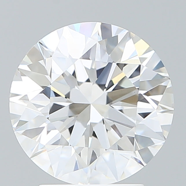 3.10 Carat Round Shaped, Excellent Cut, E Color, VVS2 Clarity, IGI Certified Lab Grown Diamond